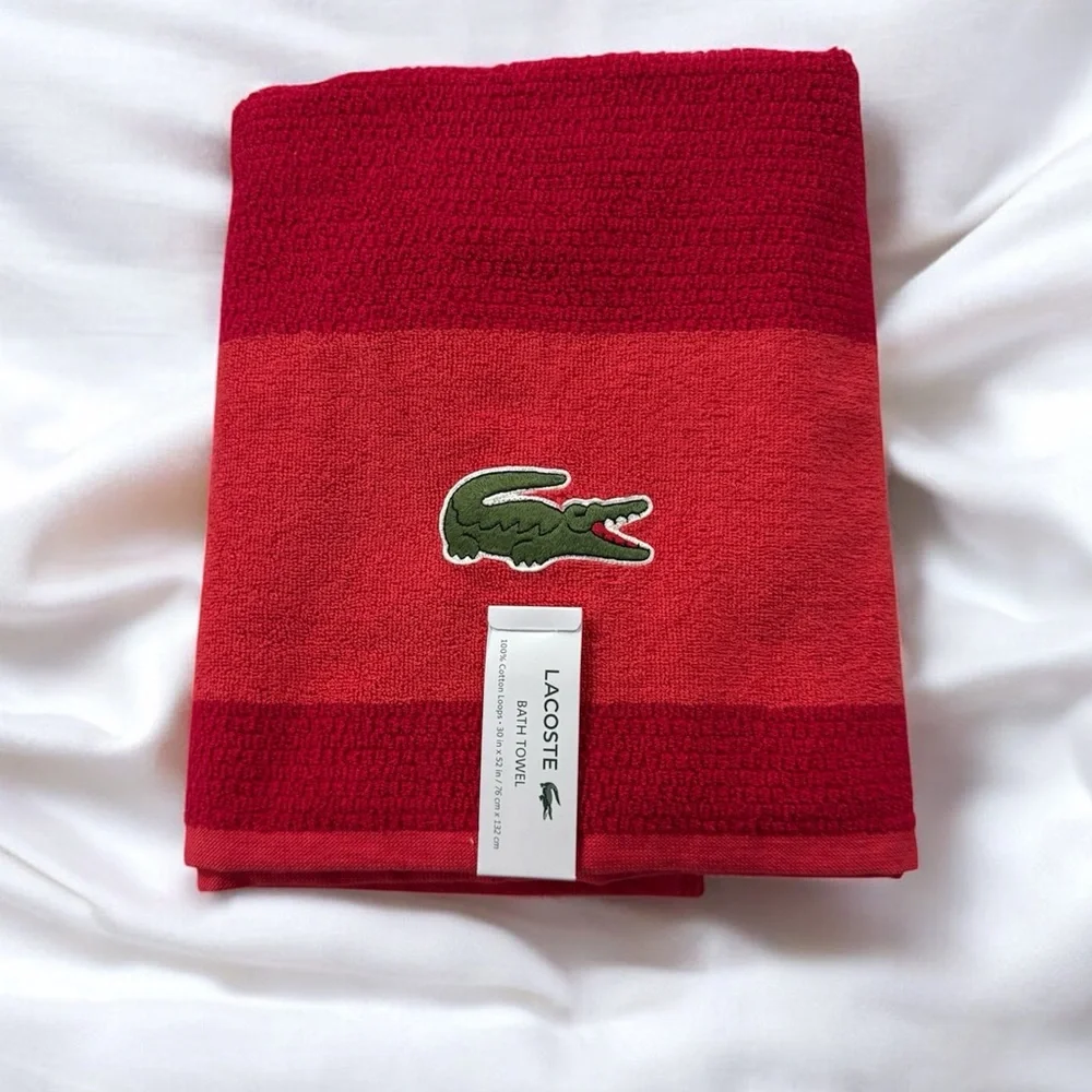 LACOSTE Bath Towel 100% Cotton 30